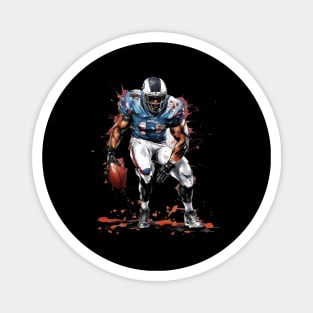 American Football Linebacker Magnet